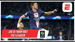 GOL DEL PSG Fabián Ruiz adelanta 1-0 al París Saint Germain en el regreso de MESSI | Ligue 1