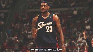 16 years ago, LeBron James put up one of the greatest playoff performances ever  | NBA on ESPN