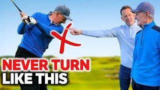 Don't Turn Your Shoulders in the Golf Swing Like This!