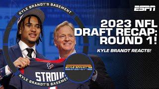 Round 1️⃣ 2023 NFL Draft Recap  | Kyle Brandt's Basement