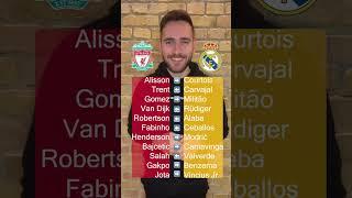 Liverpool v Real Madrid: COMBINED XI!