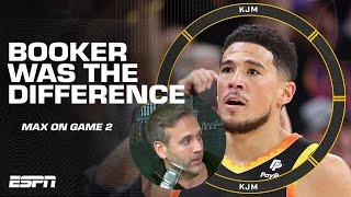 Devin Booker was the difference! - Max Kellerman reacts to Suns vs. Clippers Game 2️⃣ | KJM