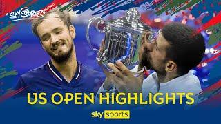 Djokovic creates HISTORY with Grand Slam 24  | US OPEN HIGHLIGHTS  | Medvedev vs Djokovic