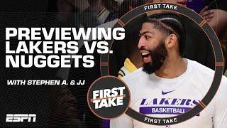 Stephen A. & JJ Redick preview Lakers-Nuggets Game 1 + discuss Ja Morant's future | First Take