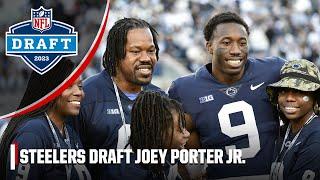 Joey Porter Jr. grew up with the Steelers mentality | 2023 NFL Draft