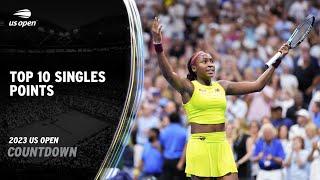 Top 10 Singles Points of the Tournament | 2023 US Open