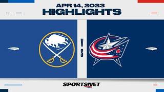 NHL Highlights | Sabres vs. Blue Jackets - April 14, 2023