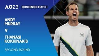 Andy Murray v Thanasi Kokkinakis Condensed Match | Australian Open 2023 Second Round