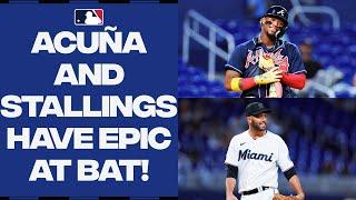 Ronald Acuña Jr. vs. Jacob Stallings in an EPIC battle! A matchup you DON'T want to miss!