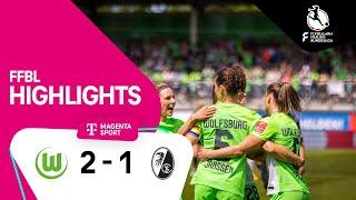 VfL Wolfsburg - SC Freiburg | Highlights FLYERALARM Frauen-Bundesliga 22/23