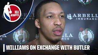 Grant Williams speaks about exchange with Jimmy Butler after Game 2 | NBA on ESPN