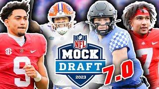 The Official 2023 NFL First Round Mock Draft! 7.0 With Trades! || TPS