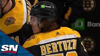 Bruins' Tyler Bertuzzi Tips Home Dmitry Orlov's Point Shot To Even Up Game 7
