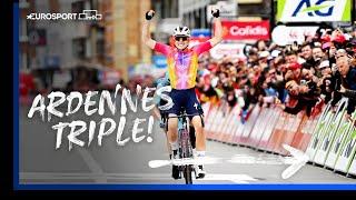 Sprint To The Finish! | Vollering Wins Liège-Bastogne-Liège | Eurosport