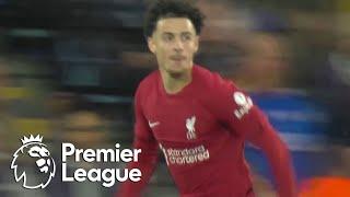 Curtis Jones, Liverpool race into 2-0 lead v. Leicester City | Premier League | NBC Sports