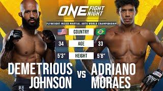The MOST SHOCKING Knockout In MMA?  Johnson vs. Moraes I