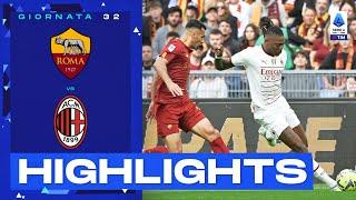 Roma-Milan 1-1 | Botta e risposta nel recupero all’Olimpico: Gol e Highlights | Serie A TIM 2022/23