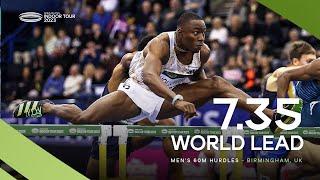 Holloway  storms to 60m hurdles world lead  | World Indoor Tour 2023