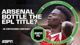 Did Arsenal CHOKE the Premier League title!?  'Man City's just a better team!' - Melchiot | ESPN FC