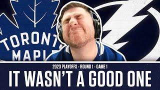 Steve Dangle Reacts To The Leafs Embarrassing Loss In Game 1