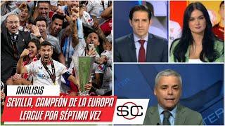 SEVILLA, CAMPEÓN Y REY de la Europa League. Se tituló al vencer en la final a la Roma | SportsCenter