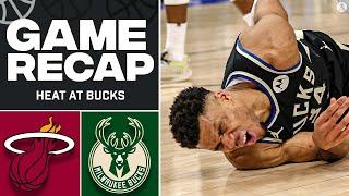 2023 NBA Playoffs: Heat Defeat Bucks In Game 1 As Giannis Exits With Injury I CBS Sports