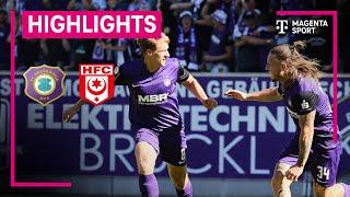 FC Erzgebirge Aue - Hallescher FC | Highlights 3. Liga | MAGENTA SPORT