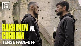 "IT'S A BIT TENSE!" Rakhimov vs Cordina INTENSE FACE-OFF