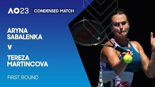 Aryna Sabalenka v Tereza Martincova Condensed Match | Australian Open 2023 First Round