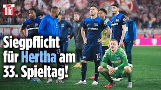 Bundesliga: Hertha BSC kurz vor dem Abstieg, Farke wackelt in Gladbach | Reif ist Live