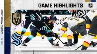 Golden Knights @ Kraken 4/13 | NHL Highlights 2023
