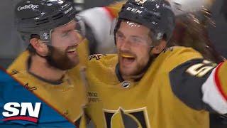Teddy Blueger Snaps Home Loose Puck To Give Golden Knights Lead Late In Game 1