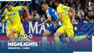 ️ RESUM | Espanyol 0-0 Cádiz | #LaLigaHighlights