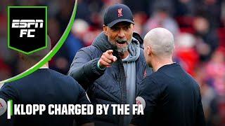 Jurgen Klopp CHARGED by the FA  What punishment could await the Liverpool manager? | ESPN FC