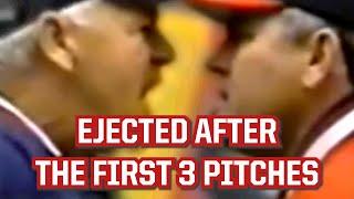Manager gets ejected three pitches into playoff game, a breakdown