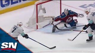 Avalanche's Alexandar Georgiev Stretches Out To Keep Game Tied With Unbelievable, 3-On-1 Save