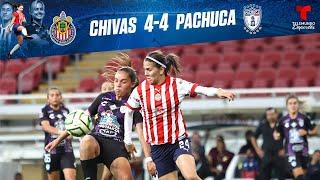 Highlights & Goals | Chivas Femenil v. Pachuca Femenil 4-4 | Telemundo Deportes