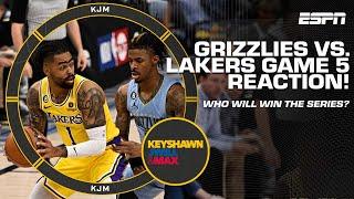 Grizzlies vs. Lakers Game 5: The energy level was different! - Jay Williams | KJM