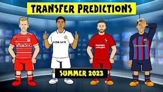 TRANSFER PREDICTIONS - Summer 2023 (Bellingham Messi Raphinha Ronaldo Kane Neymar & more)