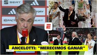 CARLO ANCELOTTI: 'Vamos a ir a competir (en Champions) para poder jugar otra final' | Copa del Rey