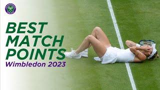 That Winning Feeling | The Best Match Points from Wimbledon 2023