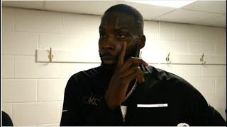 DEVASTATED LAWRENCE OKOLIE IMMEDIATE LOCKER ROOM REACTION AFTER FIRST LOSS TO CHRIS BILLAM-SMITH