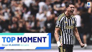 Vlahovic nets double in stunning performance  | Top Moment | Juventus-Lazio | Serie A 2023/24