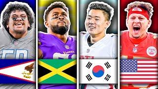 The BEST NFL Player From Each Country In 2023...
