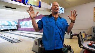 "Stone Cold" Steve Austin opens up a can on the bowling alley: A&E "Stone Cold" Takes on America