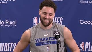 "I'm really excited to try & stick it to the team I grew up rooting for!" - Klay Thompson's Presser!