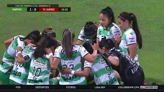 Gol de Peraza, Santos 1-0 FC Juárez | Jornada 13 | Liga MX Femenil