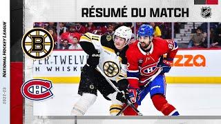 Un 65e gain pour les Bruins | Bruins @ Canadiens | Faits saillants en français 13/04