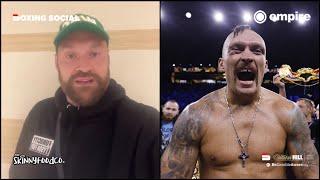 Tyson Fury DEMANDS Oleksandr Usyk Wembley Showdown, Agrees To Rematch & Says Forget About Wilder