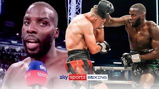 Lawrence Okolie reacts to his DEFEAT to Chris Billam-Smith